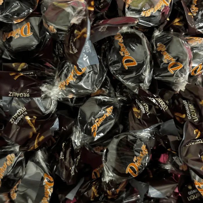 🖤🌟🌱 Bonbons mous saveur réglisse - Bonbons sans sucre (100g) - Dietorelle