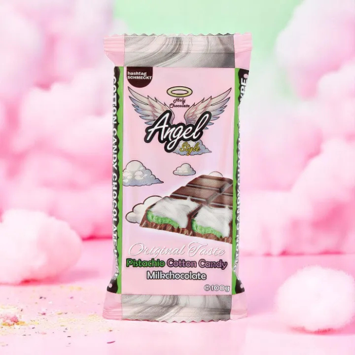 Dubai Chocolate Angel Hair - Cotton Candy and Pistachio