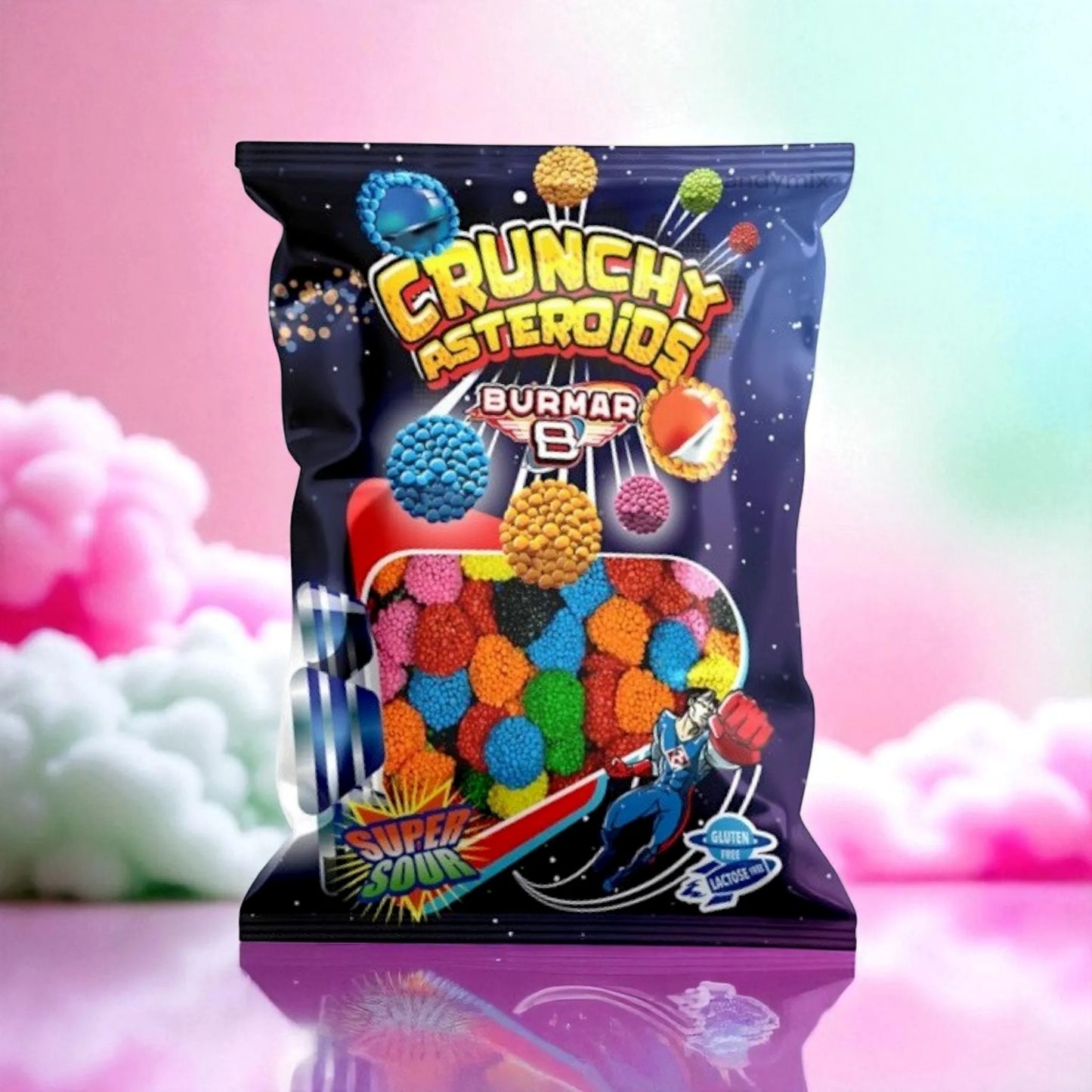 Crunchy Asteroids Super Sour Burmar