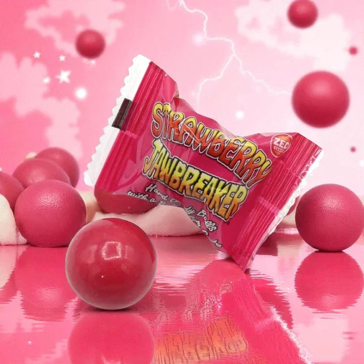 JawBreaker Strawberry - Hard Candy Balls