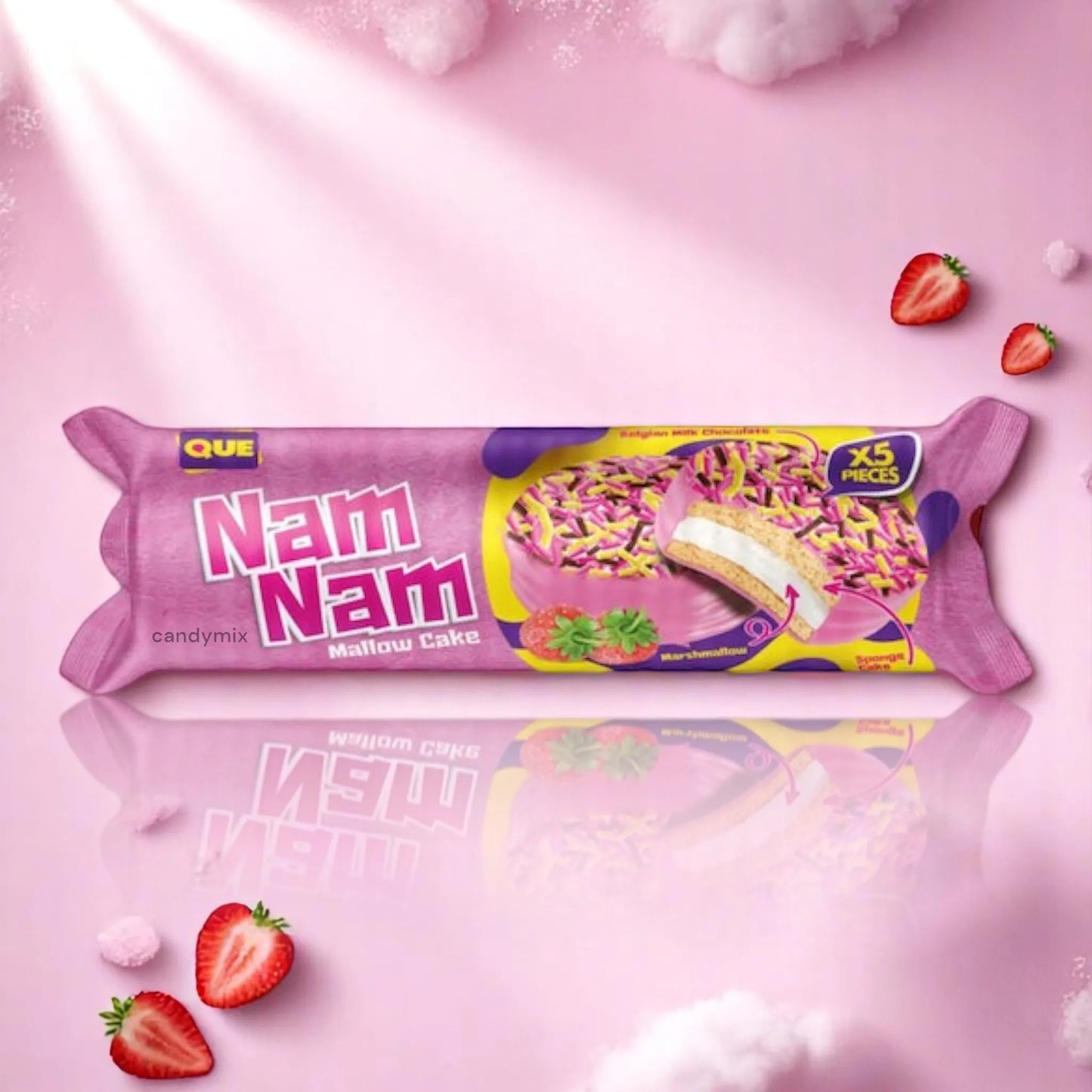 Nam Nam Mallow Cake Fraise