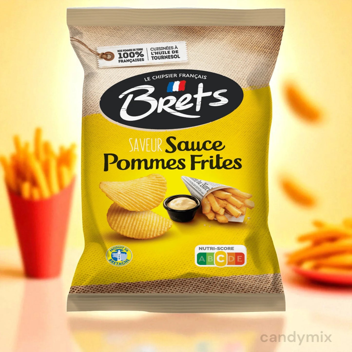 Brets with Potato Sauce and Fries