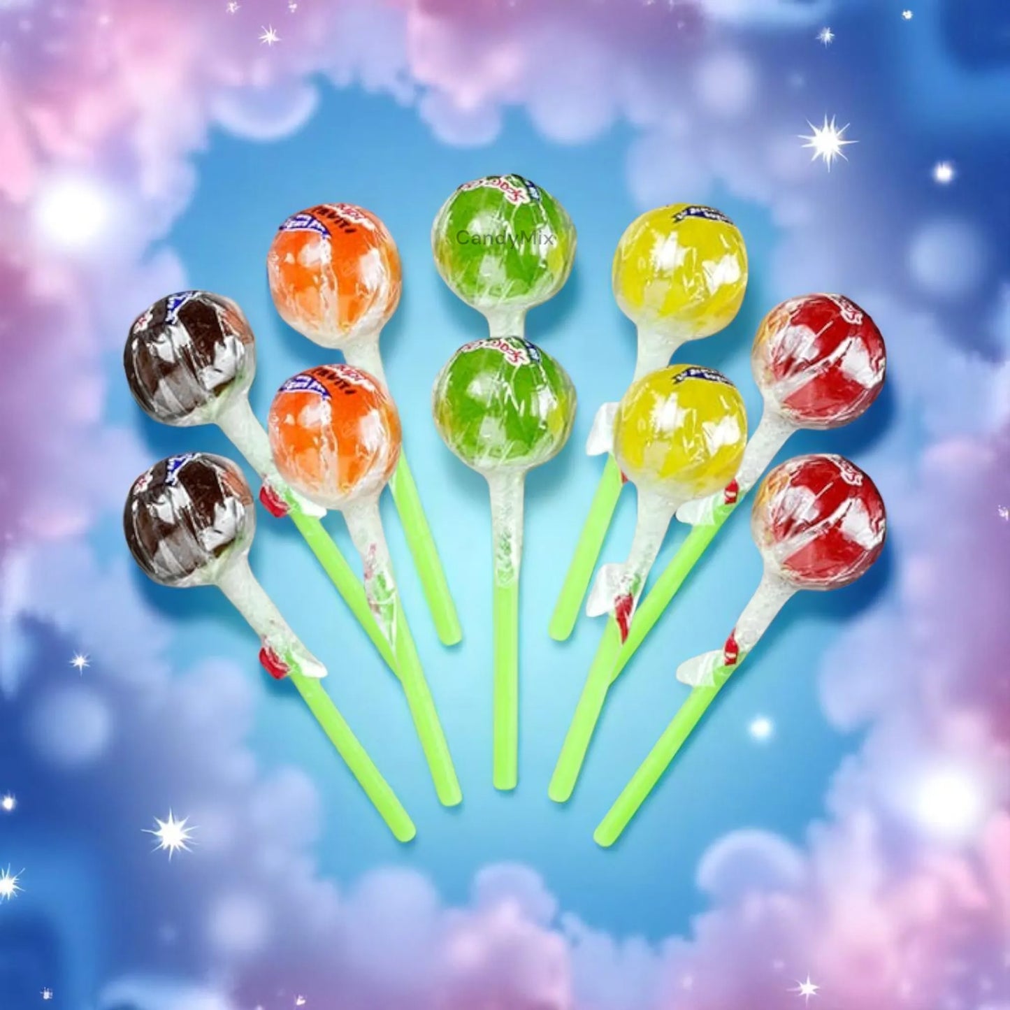 Space Chupi x10 - Sugar-free lollipops