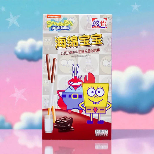 Bâtonnets Chocolat et Lait - SpongeBob Squarepants - 48g