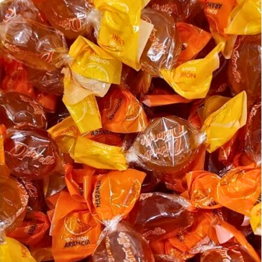 🌟🌱 Orange and lemon flavored soft candies - Sugar-free candies (100g) - Dietorelle