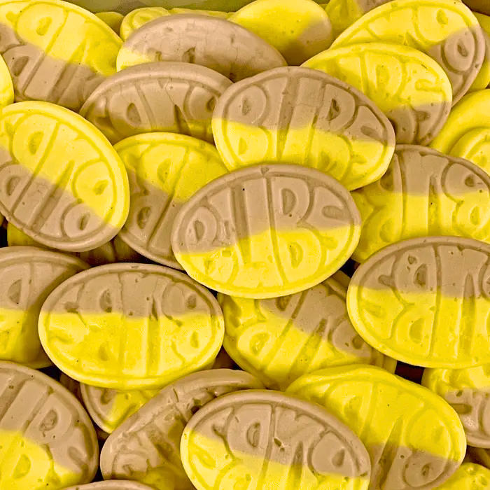 🌱🍬 Bubs Oval Banana (100g) - Swedish Candy