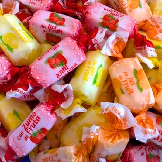 🌟 FruitJuice Toffee - Sugar-free candy (100g) - Debron
