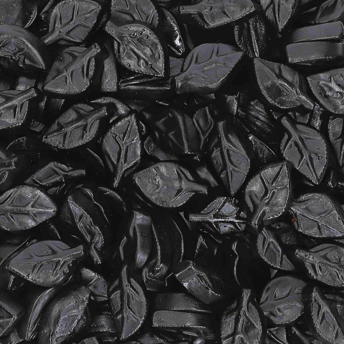 ⭐🖤 Licorice Leaf - Sugar-Free Candy - deBron