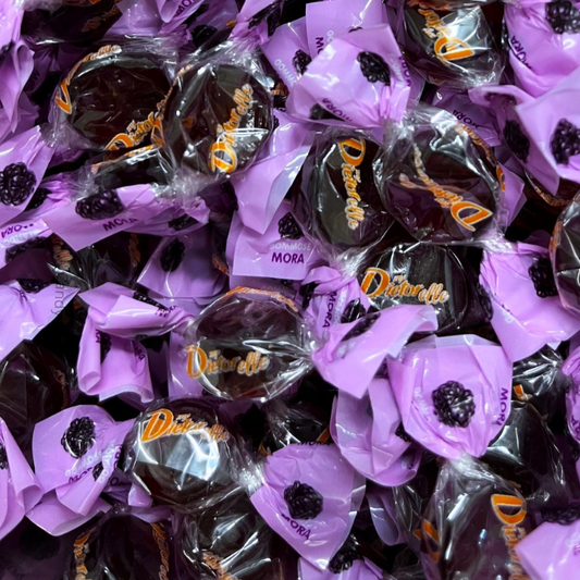 🌟🌱 Blackberry Flavored Soft Candies - Sugar-Free Candies (100g) - Dietorelle