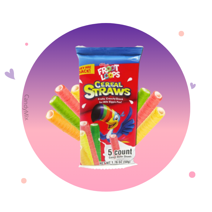 🌿Kellogg's Froot Loops - Cereal Straws
