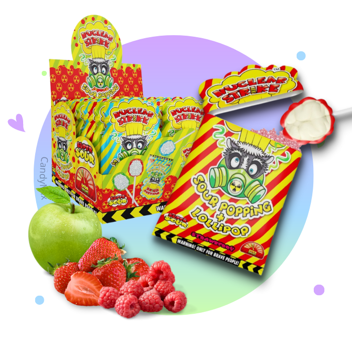 Nuclear Strike Sucette et Poudre Acidulée 🌿