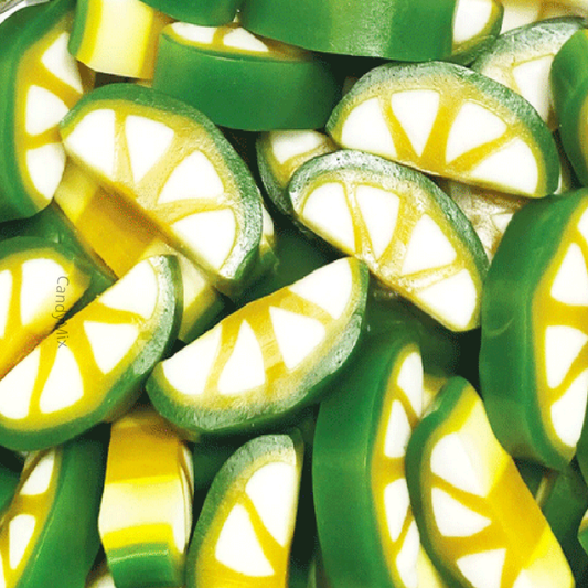 🍬 Tranche Citron Regaliz - Bonbons à éplucher - Vidal (100g)
