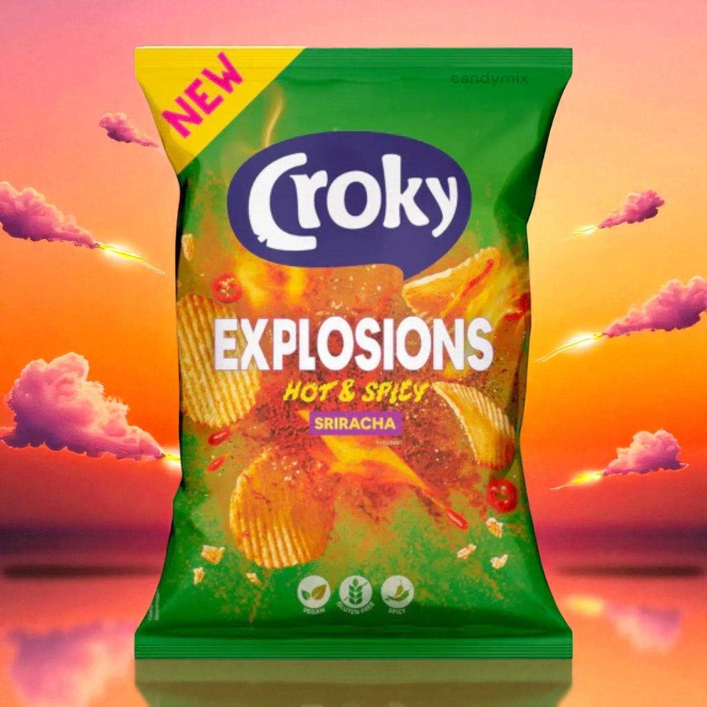Croky Explosions - Hot &amp; Spicy Sriracha