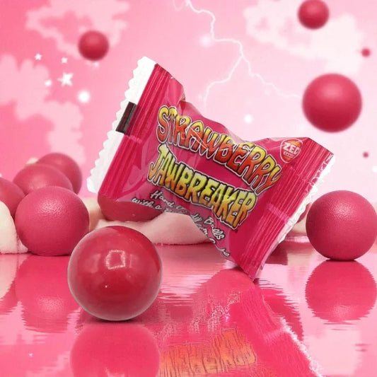 JawBreaker Strawberry - Hard Candy Balls