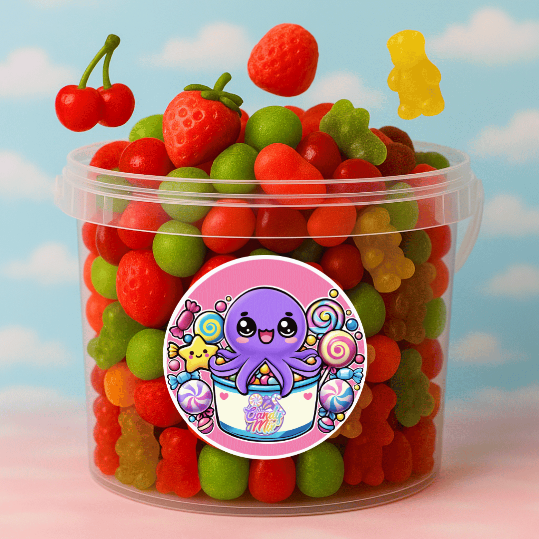 Candy Bucket Sans Sucre - Seau de Bonbons Vrac (3kg)