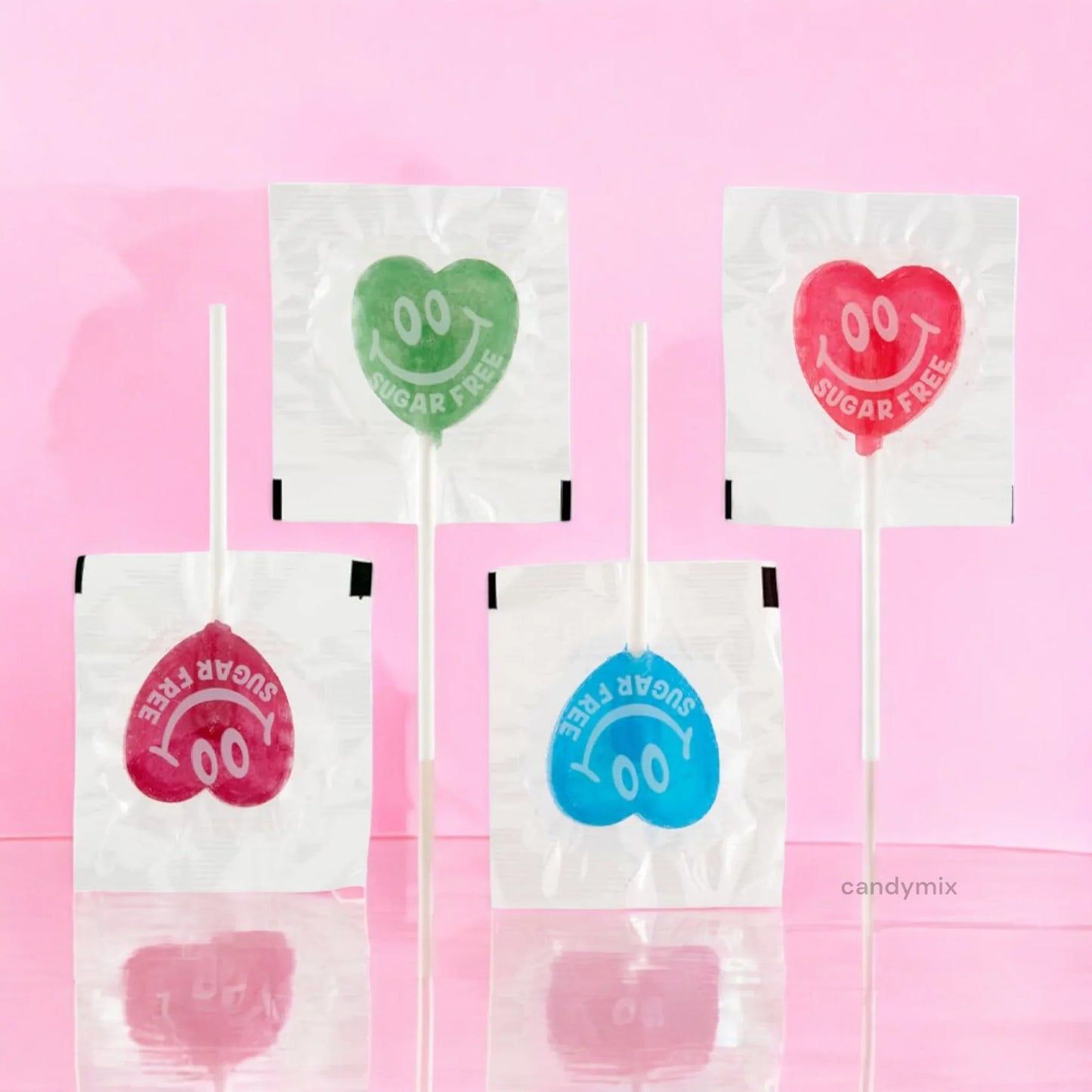 Sugar-free Heart Lollipop