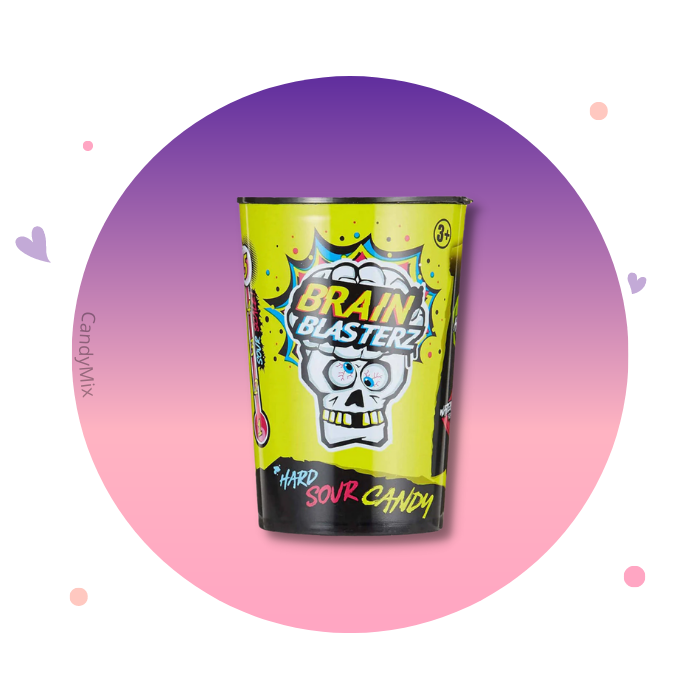 Brain Blasterz Super Sour Candy Tub 🌿