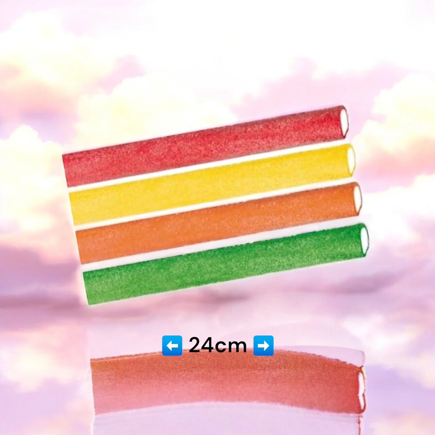 🌙✨ 4 Jumbos Rainbow Acides 24cm- Jake (50g x4)