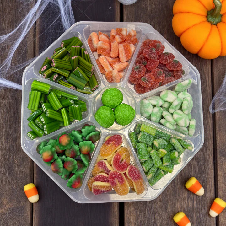 Plateau de Bonbons Orange & Vert